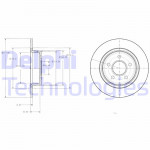 DELPHI Bremsscheibe