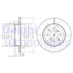 DELPHI Bremsscheibe