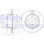 DELPHI Bremsscheibe
