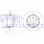 DELPHI Bremsscheibe