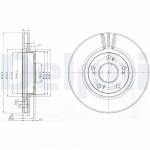 DELPHI Bremsscheibe