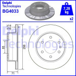 DELPHI Bremsscheibe