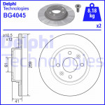 DELPHI Bremsscheibe