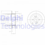 DELPHI Bremsscheibe