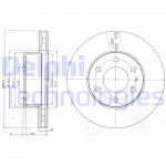 DELPHI Bremsscheibe