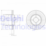 DELPHI Bremsscheibe