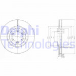 DELPHI Bremsscheibe