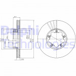 DELPHI Bremsscheibe