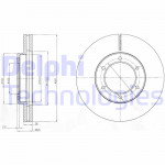 DELPHI Bremsscheibe