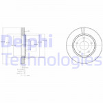 DELPHI Bremsscheibe