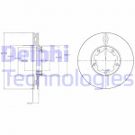 DELPHI Bremsscheibe