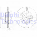 DELPHI Bremsscheibe