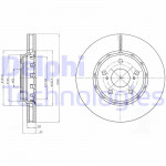 DELPHI Bremsscheibe