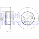 DELPHI Bremsscheibe