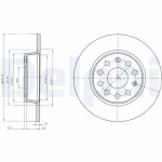 DELPHI Bremsscheibe