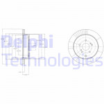 DELPHI Bremsscheibe