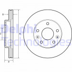 DELPHI Bremsscheibe