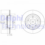 DELPHI Bremsscheibe
