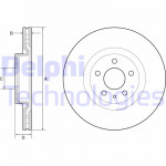 DELPHI Bremsscheibe