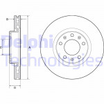 DELPHI Bremsscheibe