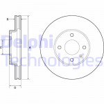 DELPHI Bremsscheibe