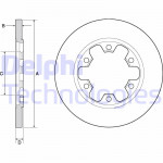 DELPHI Bremsscheibe