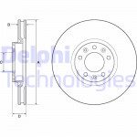DELPHI Bremsscheibe