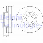 DELPHI Bremsscheibe