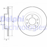 DELPHI Bremsscheibe