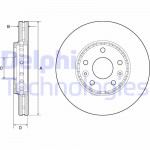 DELPHI Bremsscheibe
