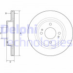DELPHI Bremsscheibe
