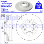 DELPHI Bremsscheibe