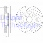 DELPHI Bremsscheibe