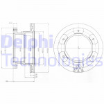 DELPHI Bremsscheibe