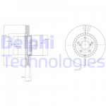 DELPHI Bremsscheibe