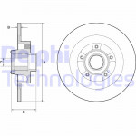 DELPHI Bremsscheibe