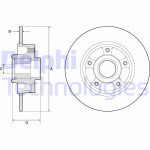 DELPHI Bremsscheibe