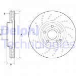 DELPHI Bremsscheibe