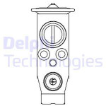 DELPHI Expansionsventil, Klimaanlage