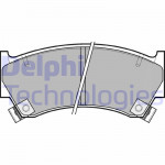 DELPHI Bremsbelagsatz, Scheibenbremse