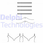 DELPHI Zubehörsatz, Scheibenbremsbelag