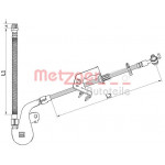 METZGER Bremsschlauch