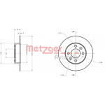 METZGER Bremsscheibe