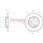 METZGER Bremsscheibe