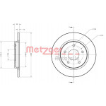 METZGER Bremsscheibe