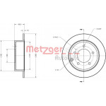 METZGER Bremsscheibe