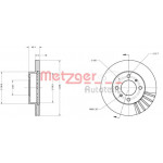 METZGER Bremsscheibe