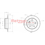 METZGER Bremsscheibe