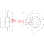METZGER Bremsscheibe