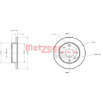 METZGER Bremsscheibe
